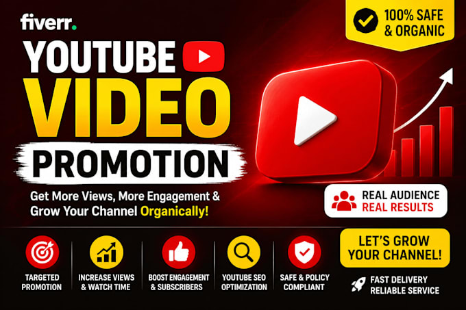 do organic youtube video promotion and channel monitization growth