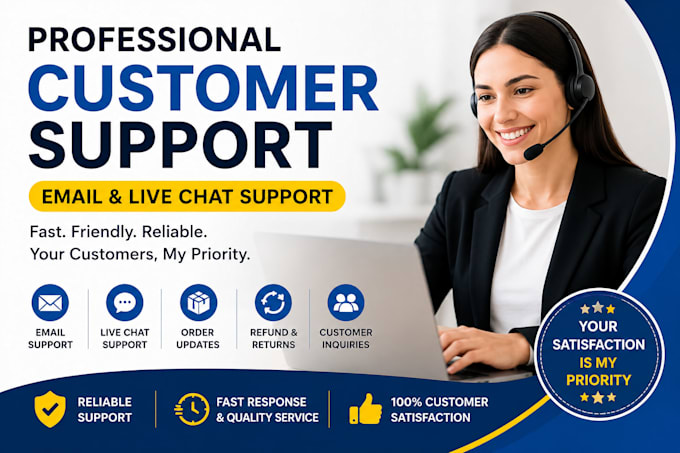be your customer support agent for email and live chat
