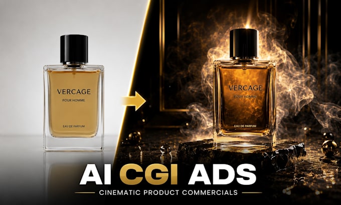 create cinematic ai cgi ads and product commercials