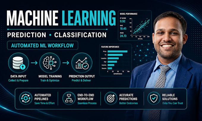build machine learning models for prediction, classification