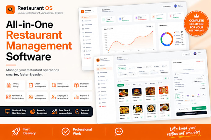 build custom restaurant management software