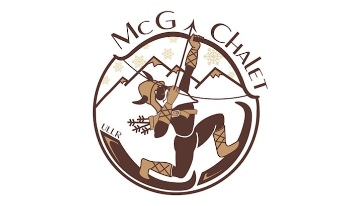 design custom awesome ski cabin logo