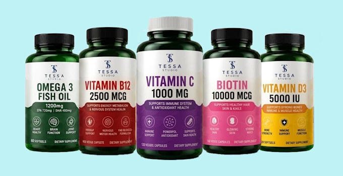 do packaging and label design, amazon listing images, podcast cover art