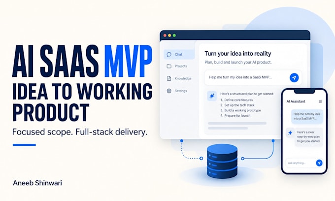 build your ai saas mvp with a custom full stack web app