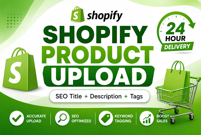 upload shopify products with SEO optimized listing