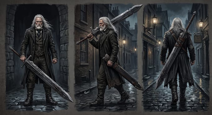 create ai concept art for your game characters