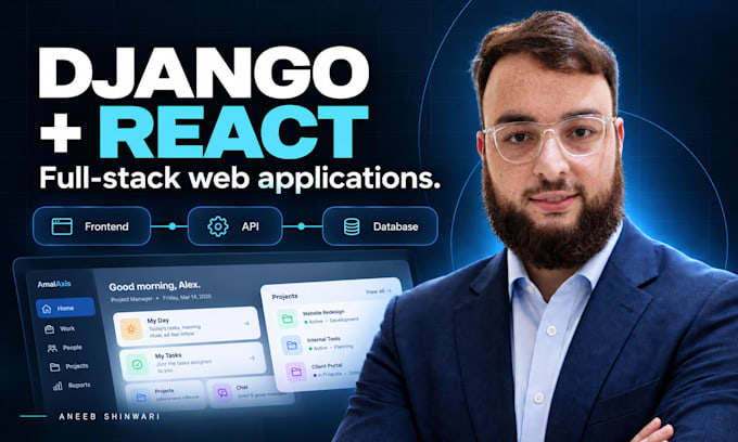 build a secure django react saas web application