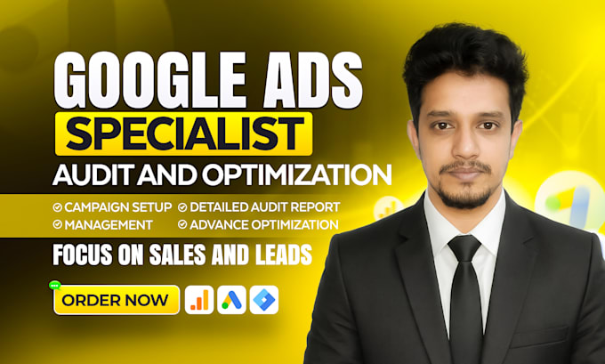 audit and optimization google ads PPC campaign for results driven ROI