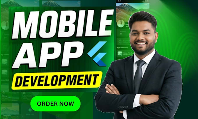 do ai mobile app development, app builder, app creation as a flutter developer