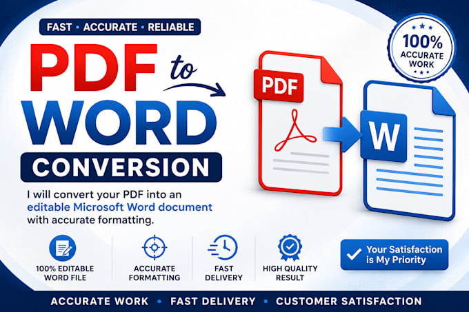 convert PDF to microsoft word accurately