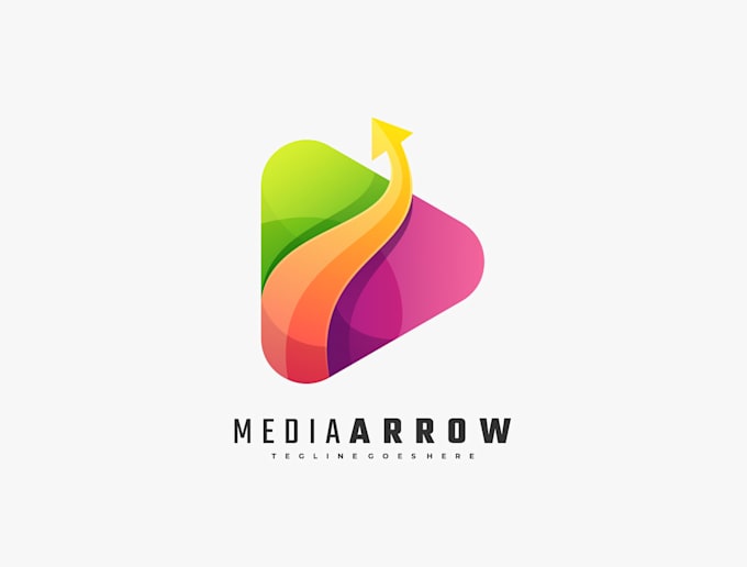 create a modern logo for news and media businesses