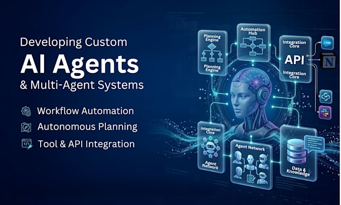 develop custom ai agents and multi agent systems