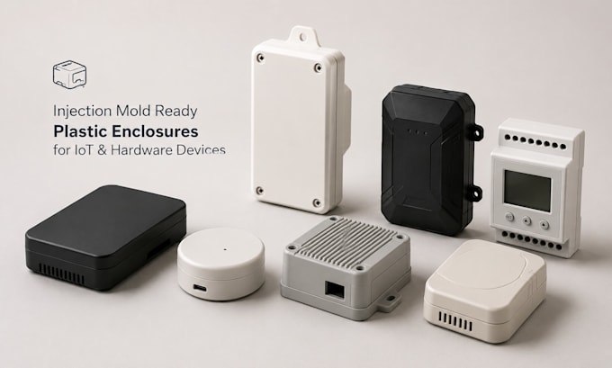 do injection mold ready plastic enclosures for iot devices and hardware devices