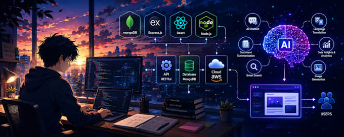 build full stack web apps with ai and llm integration
