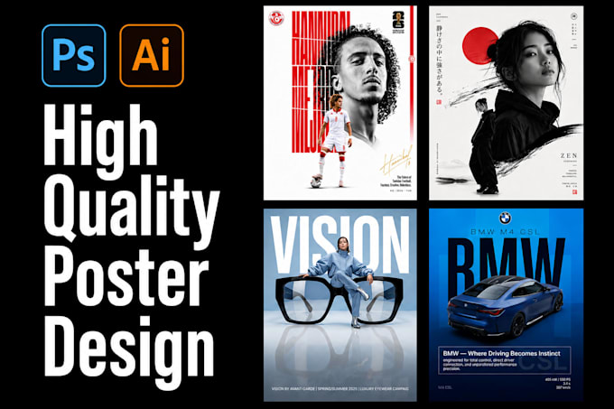 design high quality posters