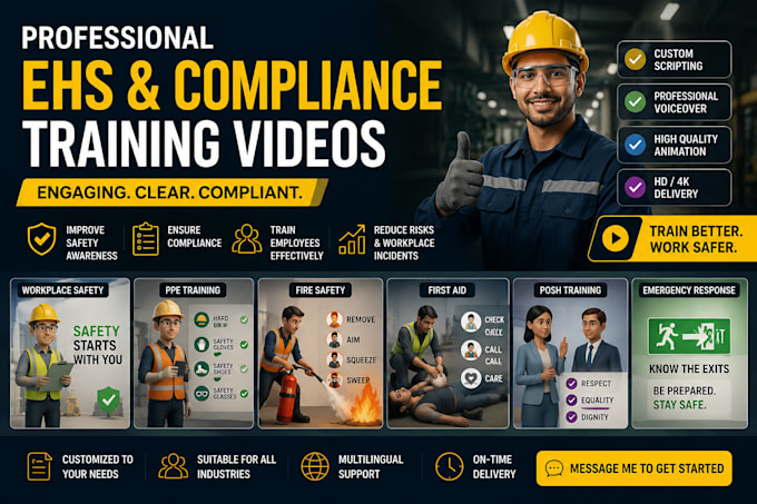 create ehs compliance and safety videos for industry