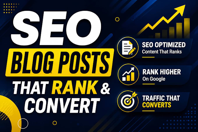 write SEO optimized blog posts that rank and convert