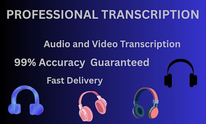 do high quality audio and video transcription