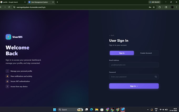 build secure nodejs rest API with mongodb and jwt authentication