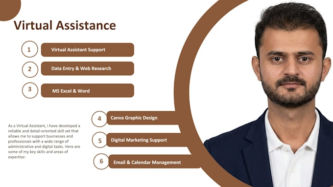 be your virtual assistant for data entry, excel and word
