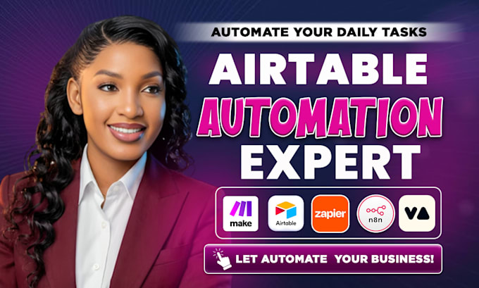 build airtable database, airtable automation, airtable CRM, ai workflow expert