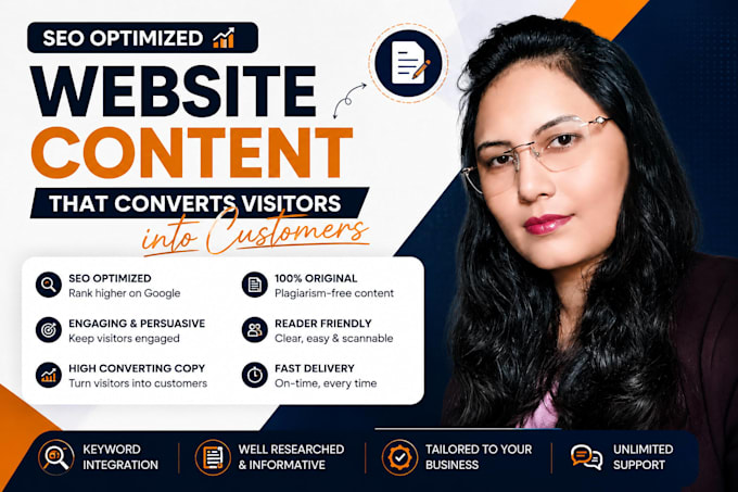write SEO optimized website content