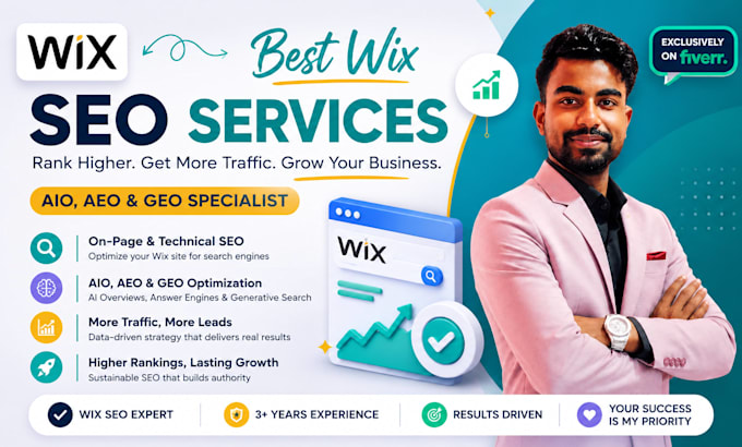 do complete wix SEO for aeo, GEO, and ai search visibility