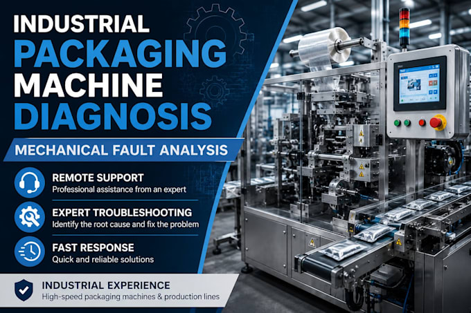diagnose mechanical faults on industrial packaging machines