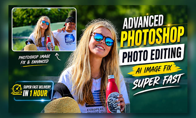 edit and retouch your images with photoshop super fast