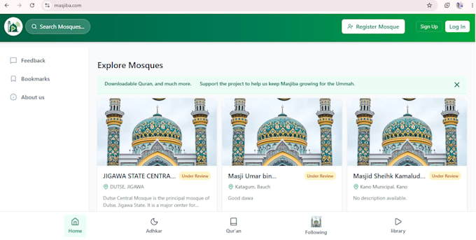 create a full stack website using react and express js