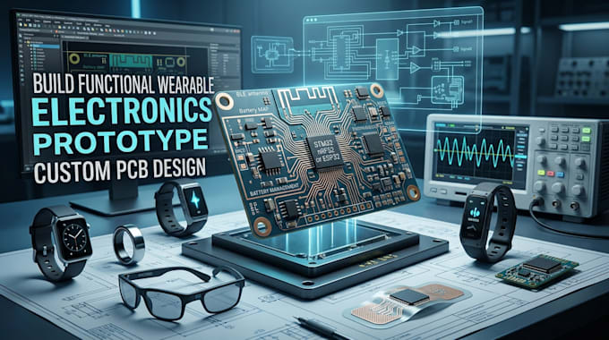 build functional wearable electronics prototype with custom pcb design