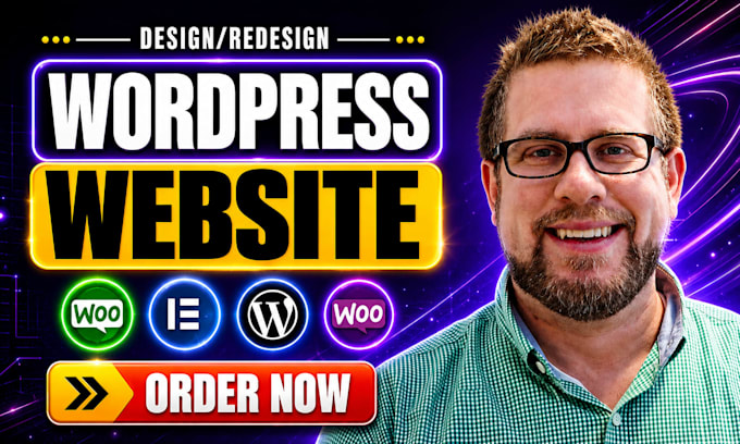 build wordpress website, redesign or design wordpress business or blog website