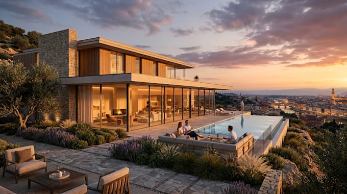 create architectural and interior visualization ai generated