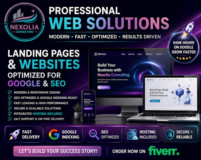 develop a custom and modern web application