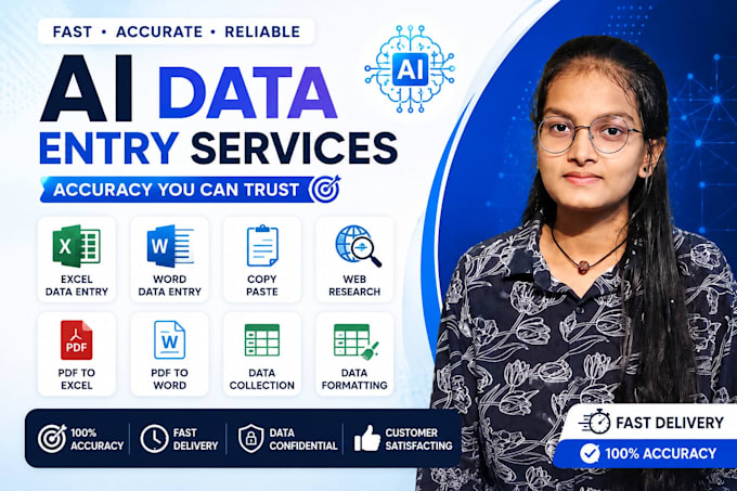 do accurate ai data entry and excel work