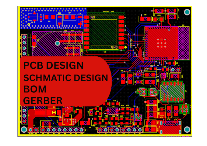 design professional pcb, schematic and embedded hardware for your product