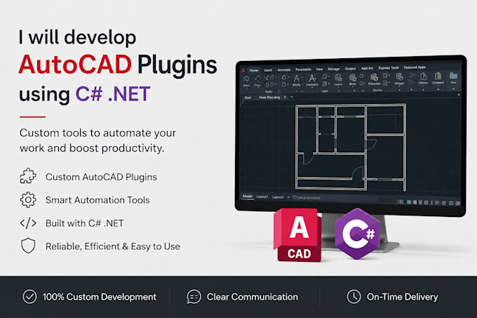 develop custom autocad plugins using csharp dotnet
