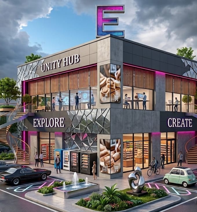do interior design, 3d render for house, kitchen, restaurants, coffee shop