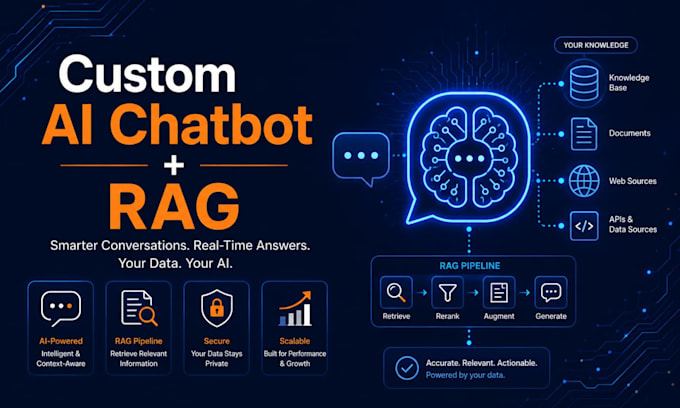 a custom ai chatbot using gpt, rag, and llm integration