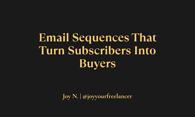 write a conversion email sequence for your coaching program or online course