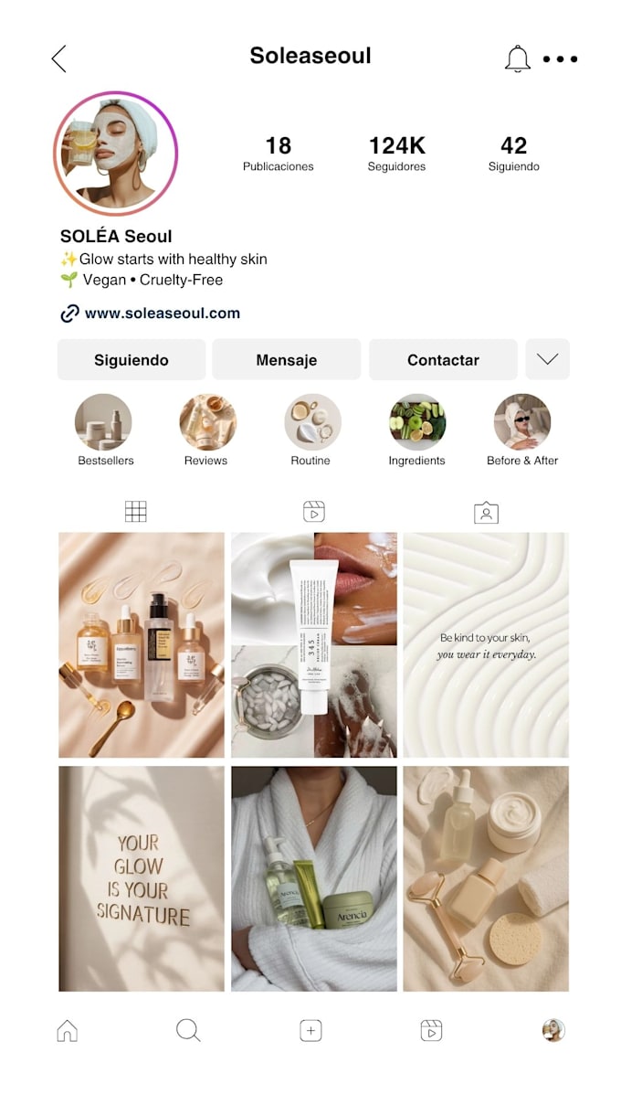 design a modern instagram feed