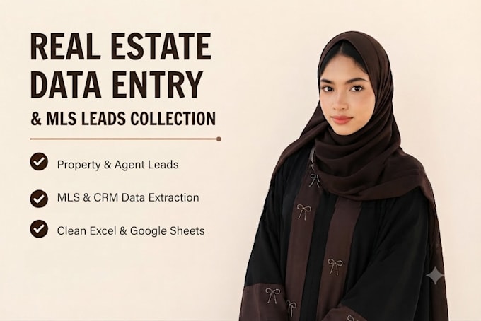 do real estate data entry and mls leads