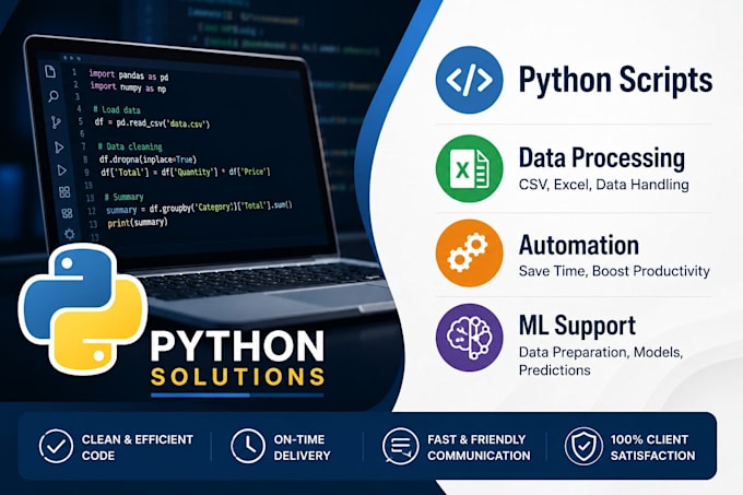 python scripts for data processing and automation
