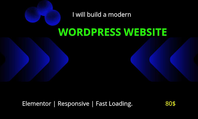 design a modern responsive wordpress website with element
