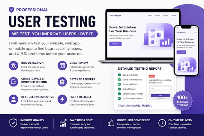 do usability and user testing of your website or app