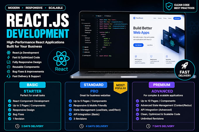 do react js development