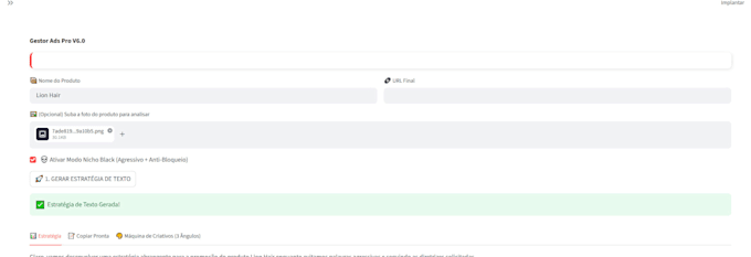 generate your ad copy and 3 multi angle ai creatives