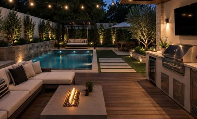 be your architect, 3d landscape site planner, urban courtyard or garden designer