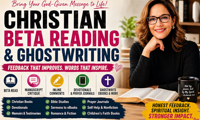 beta read christian books ghostwrite devotionals memoirs and christian ebook
