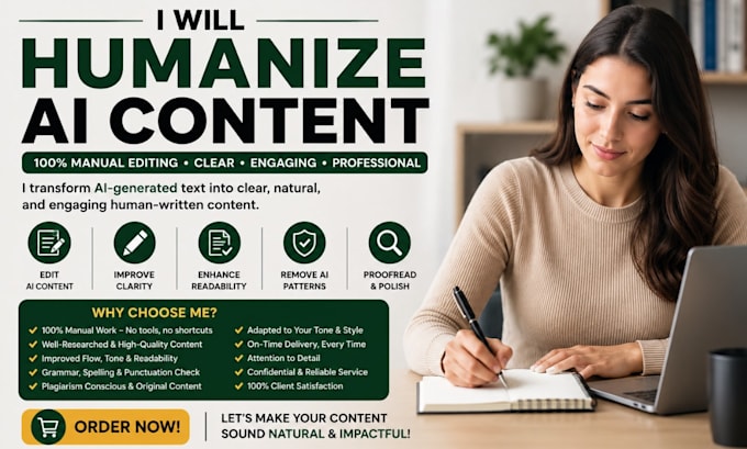 humanize ai content rewrite remove ai content edit books proofread any document
